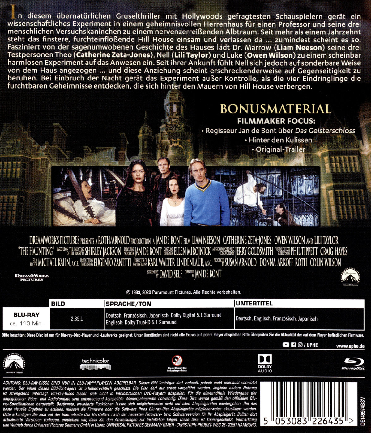 Geisterschloss, Das (blu-ray)