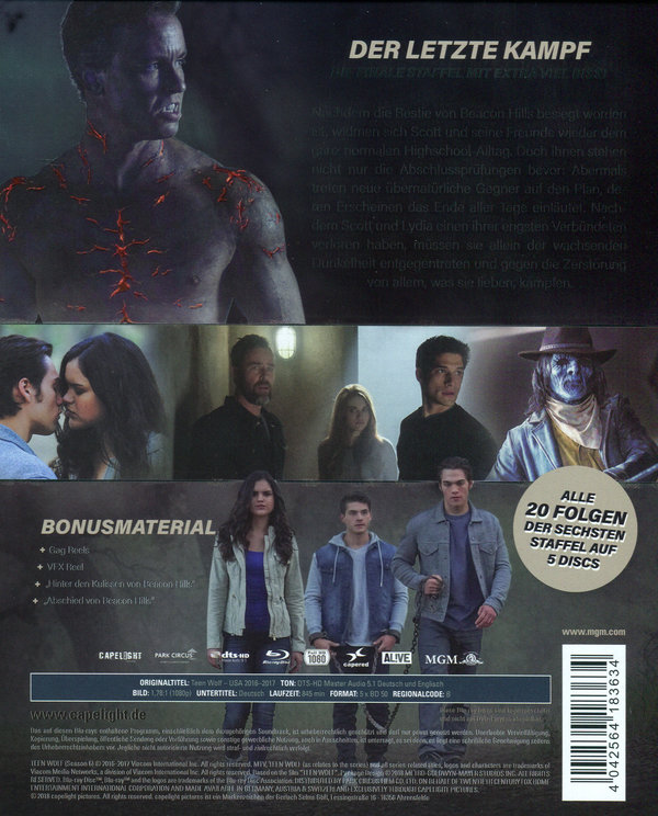Teen Wolf - Staffel 6 (blu-ray)