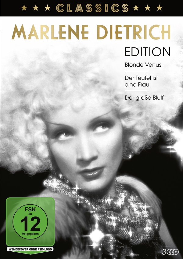 Marlene Dietrich Edition: Blonde Venus / Der Teufel ist eine Frau / Der große Bluff (3 Filme auf 3 DVDs)  (DVD)