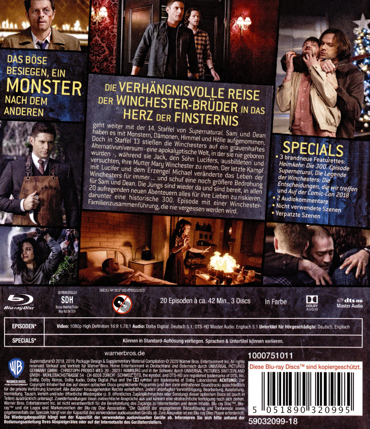 Supernatural: Staffel 14 (blu-ray)