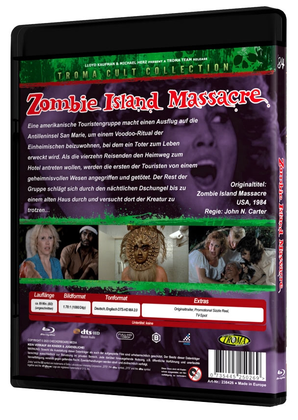 Zombie Island Massacre - Uncut Edition  (blu-ray)