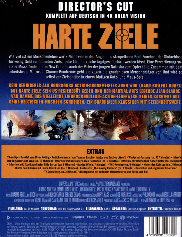 Harte Ziele - Uncut Mediabook Edition  (4K Ultra HD+blu-ray)