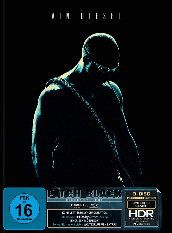 Pitch Black - Directors Cut  (4K Ultra HD+blu-ray)