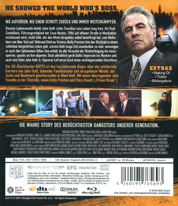 Gotti - A Real American Godfather (blu-ray)