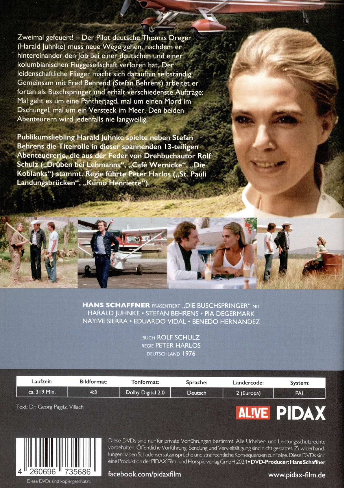 Die Buschspringer / Die komplette 13-teilige Abenteuerserie mit Starbesetzung (Pidax Serien-Klassiker)  [2 DVDs]  (DVD)