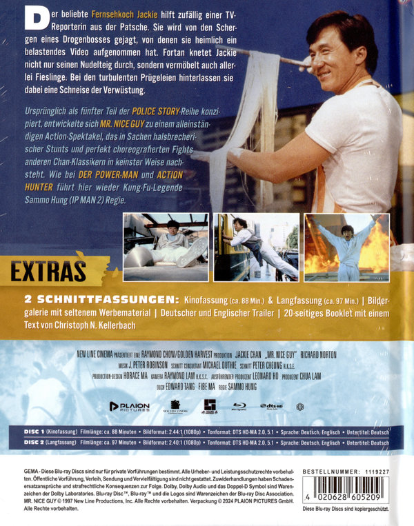 Mr. Nice Guy - Uncut Mediabook Edition  (blu-ray)