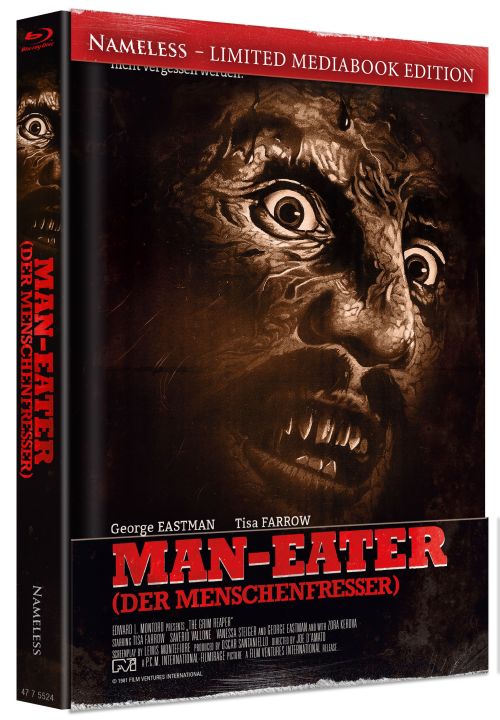 Man Eater - Der Menschenfresser - Uncut Mediabook Edition (blu-ray) (B)
