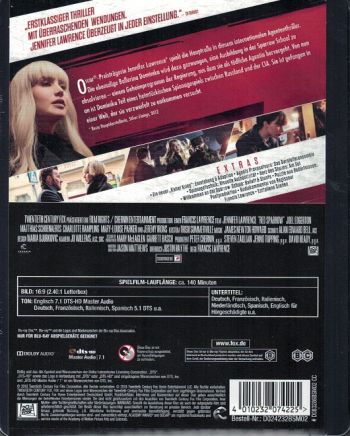 Red Sparrow - Limited Steelbook Edition (blu-ray)