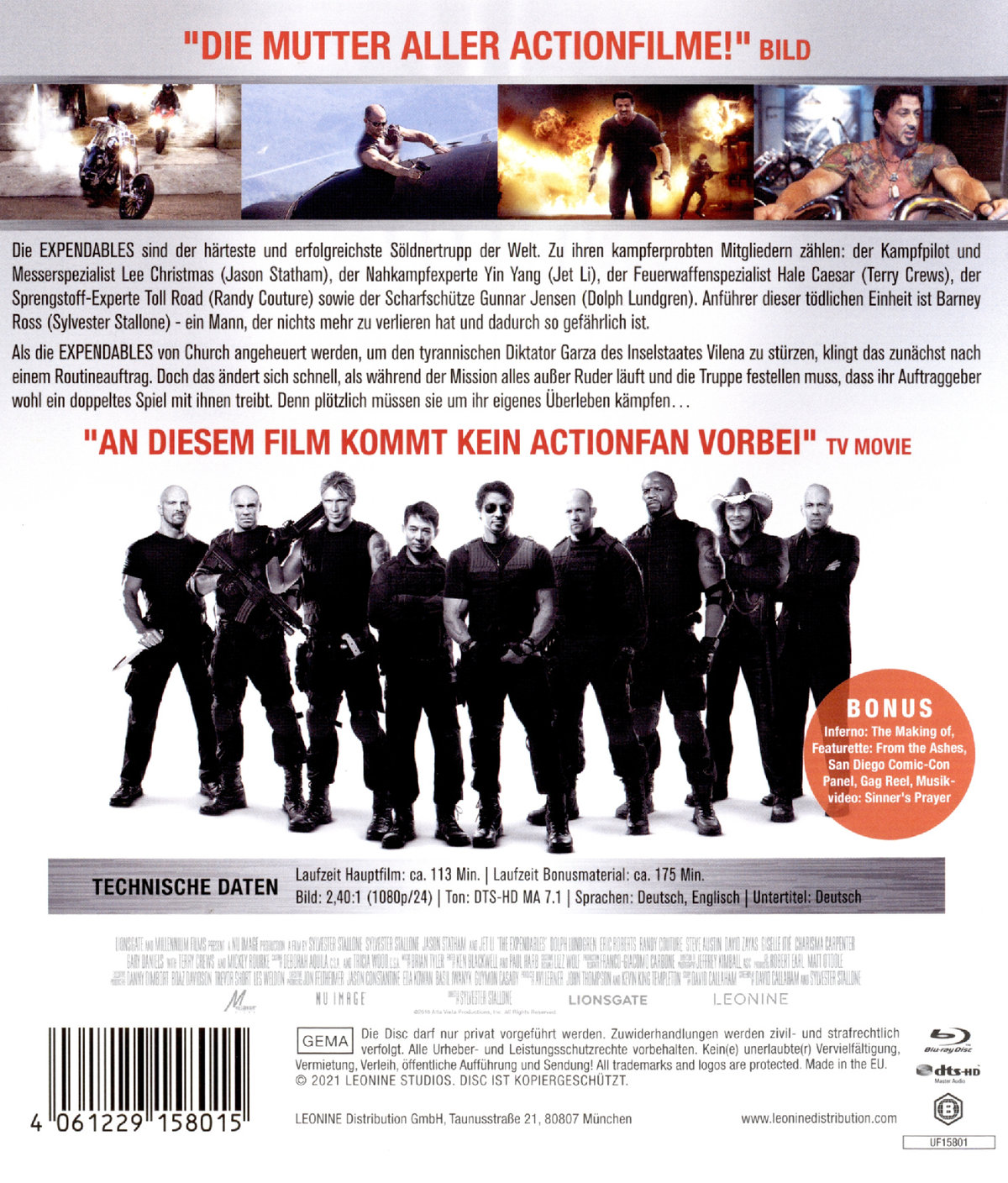 Expendables, The (blu-ray)