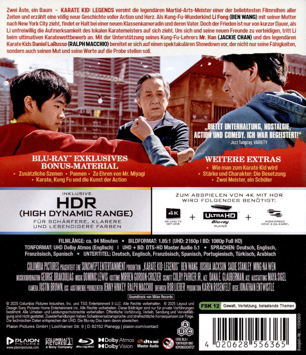 Karate Kid: Legends (2025) (4K Ultra HD+Blu-ray) 