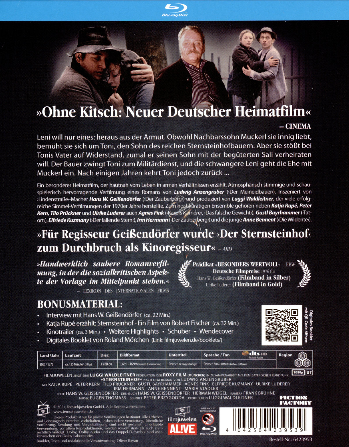 Der Sternsteinhof (Filmjuwelen)  (Blu-ray Disc)