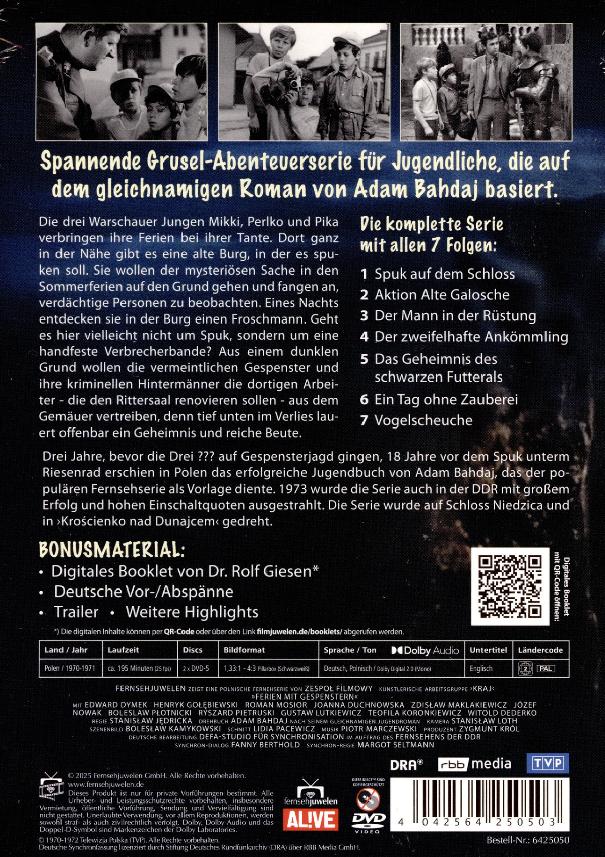 Ferien mit Gespenstern - Die komplette Serie: Alle 7 Teile (Fernsehjuwelen - Gesamtedition)  [2 DVDs]  (DVD)