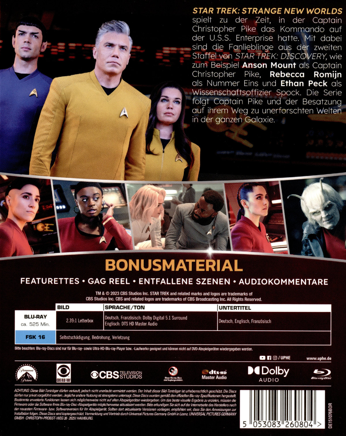 Star Trek: Strange New Worlds - Staffel 1 (blu-ray)