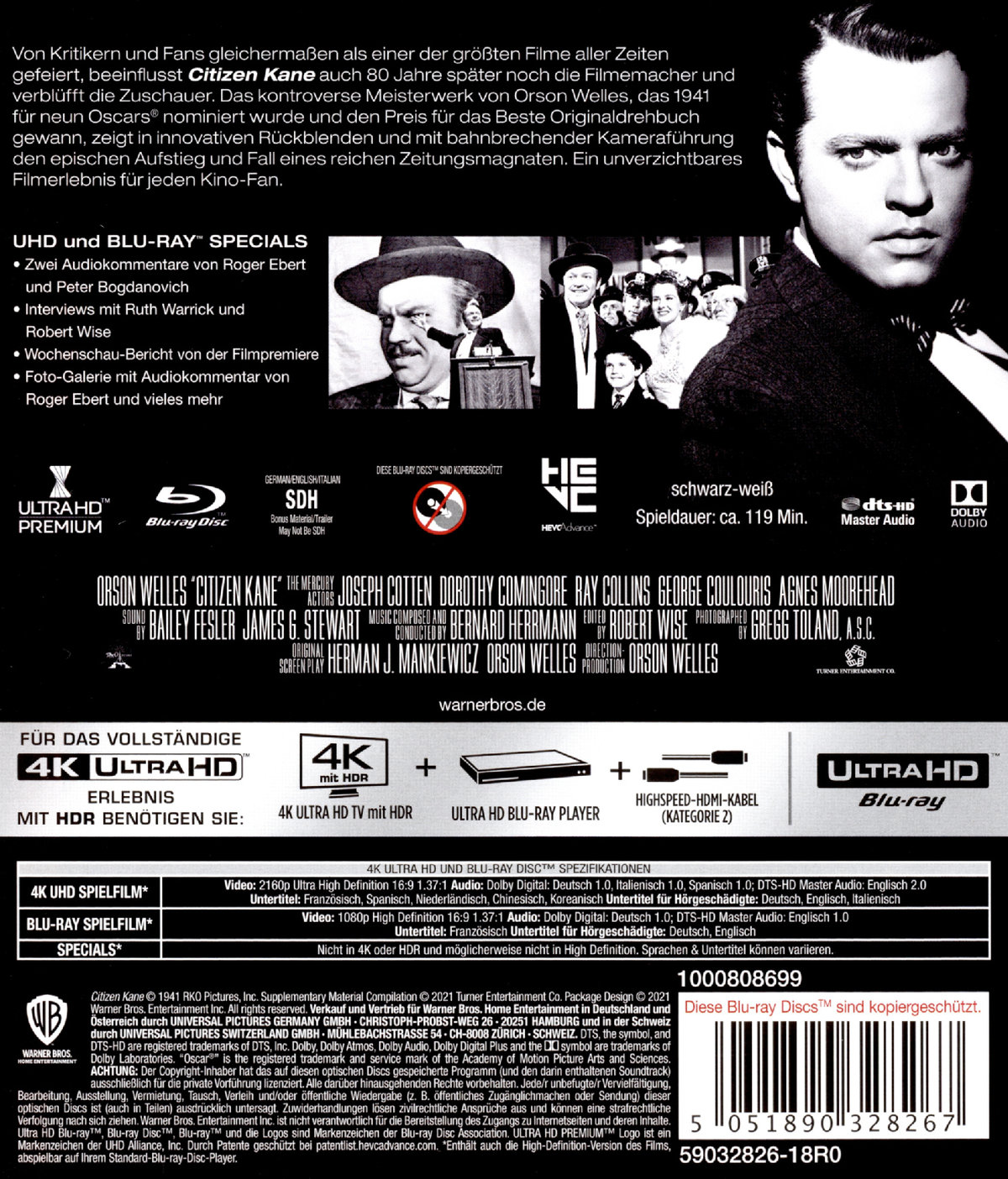 Citizen Kane (4K Ultra HD)