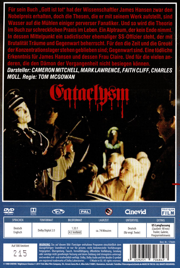 CATACLYSM - Der unendliche Alptraum  (DVD)