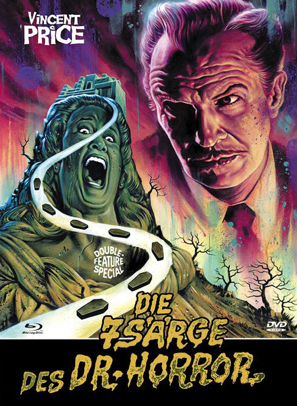 Die 7 Särge des Dr. Horror/Geheimnis von Schloß Monte Christo, Das - Uncut Mediabook Edition  (DVD+blu-ray)