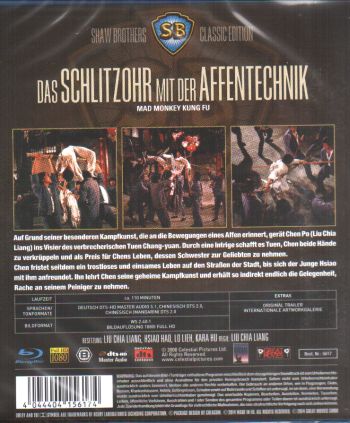 Schlitzohr mit der Affenpranke, Das (blu-ray)