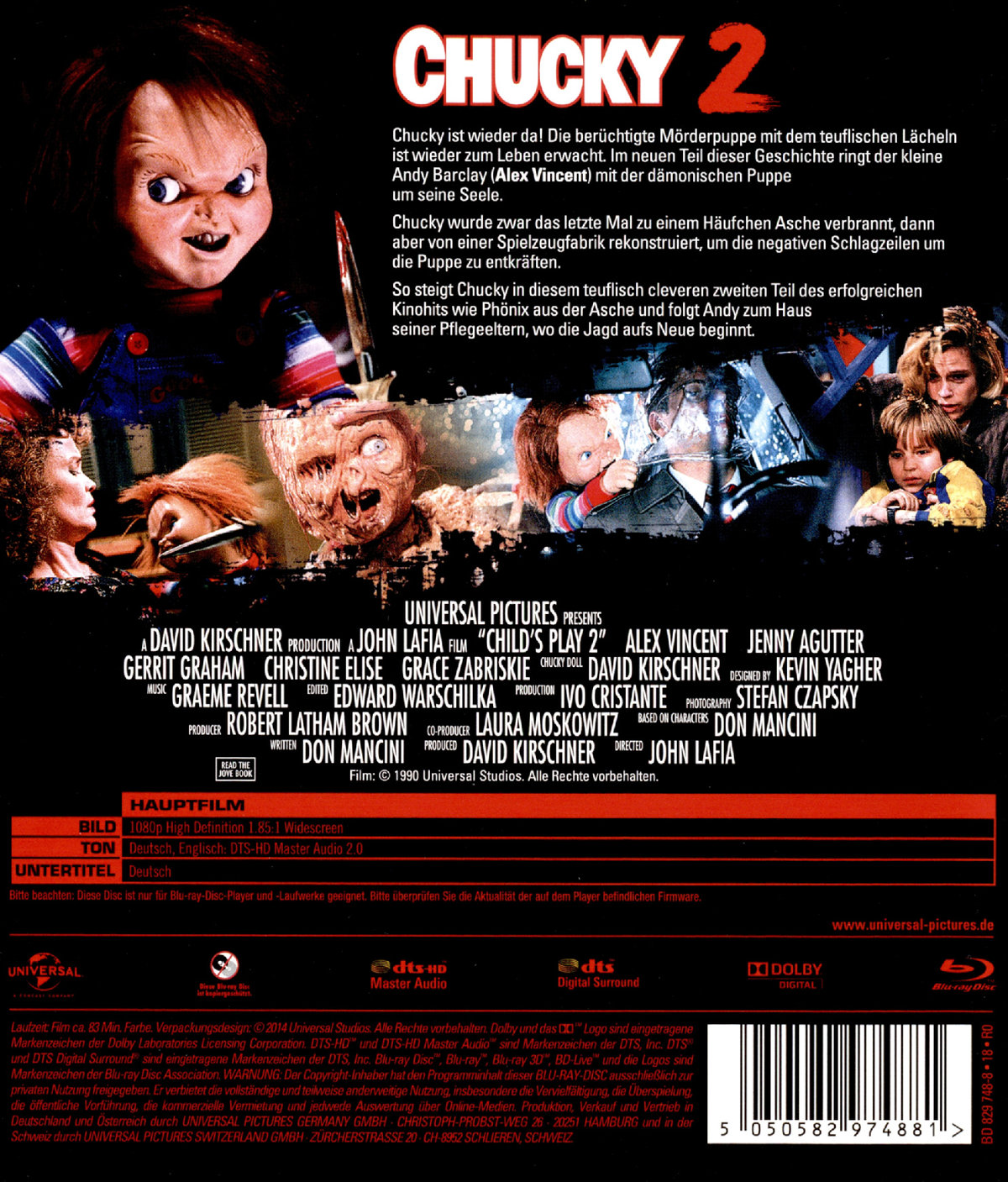 Chucky 2 - Die Mörderpuppe ist zurück (blu-ray)