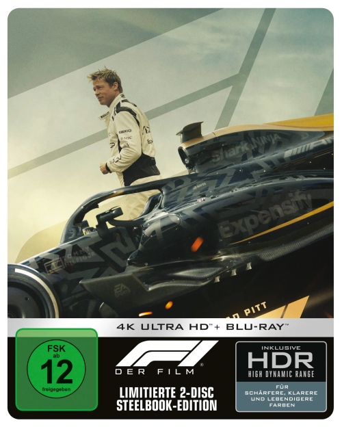 F1 - Limited Steelbook - Cover B  (4K Ultra HD) (+ Blu-ray)