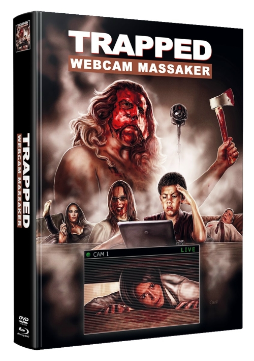 Trapped - Webcam Massaker - Uncut Mediabook Edition  (blu-ray)