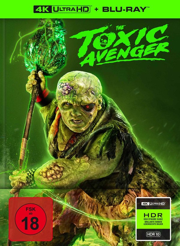 The Toxic Avenger (2023) - Uncut Mediabook Edition  (4K Ultra HD+blu-ray)