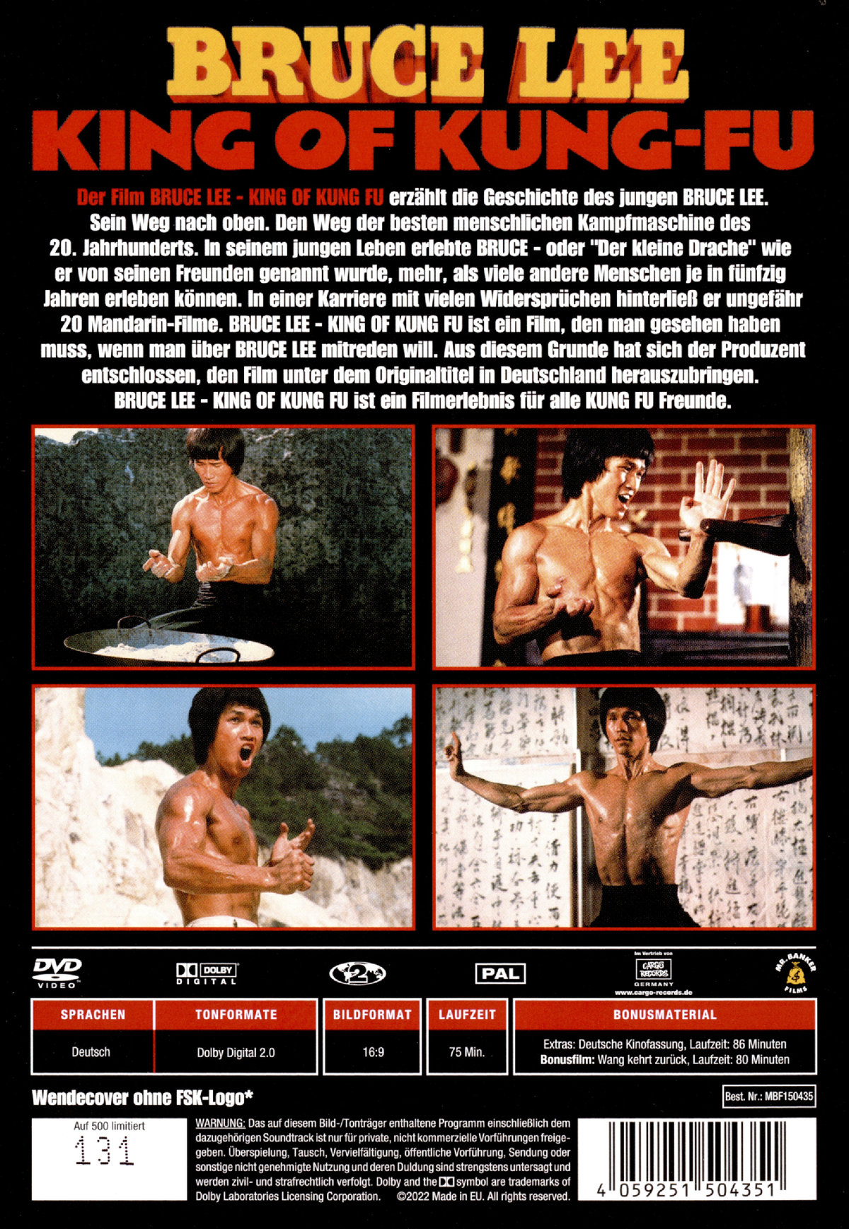 BRUCE LEE - King of Kung Fu (B)