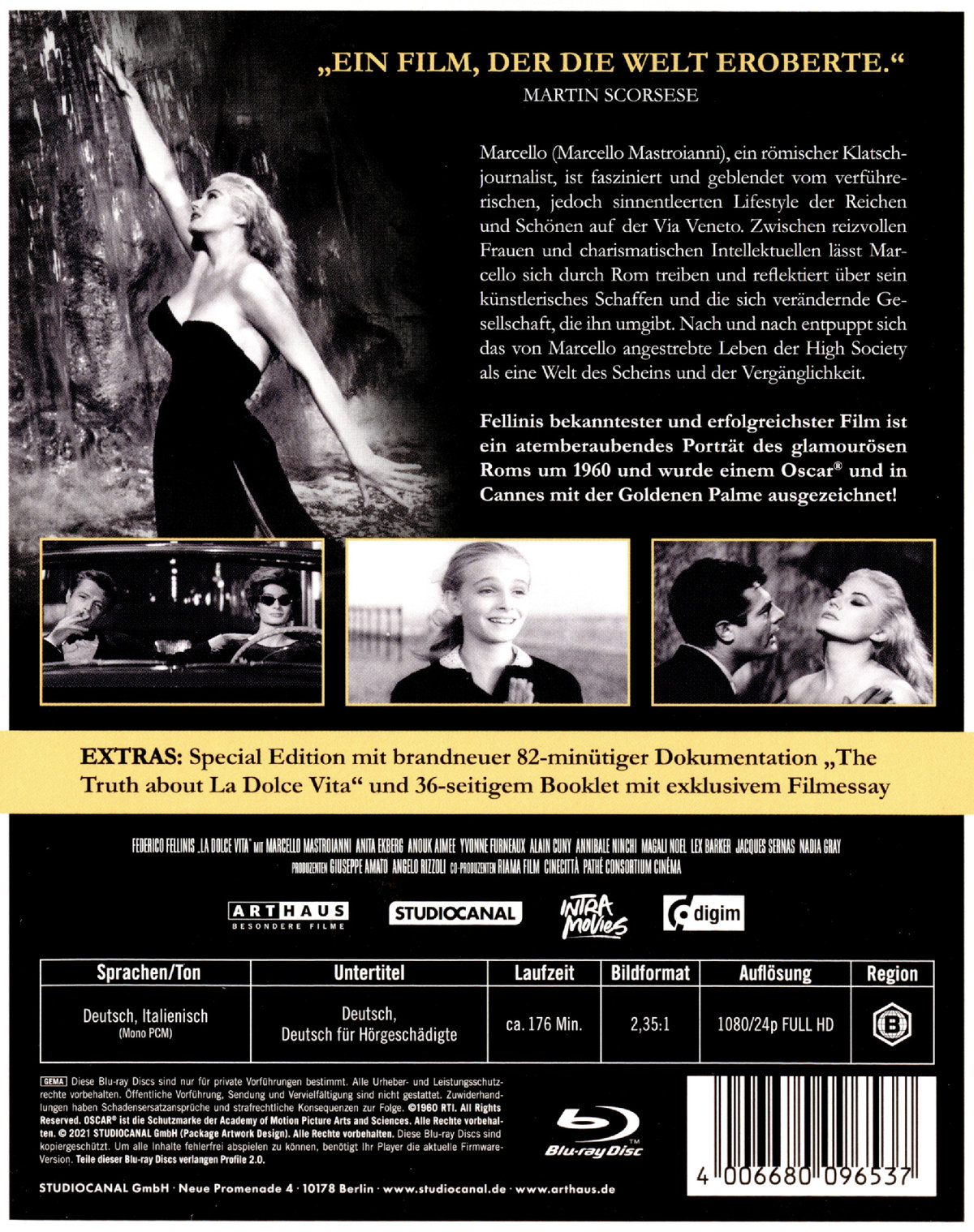 La Dolce Vita - Das süße Leben (blu-ray)